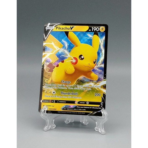 Pokemon Pikachu V from Shining Fates - Picture 1 of 2